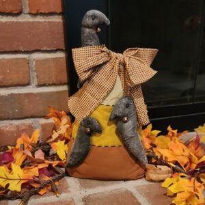 Charming Harvest Decor with Bow